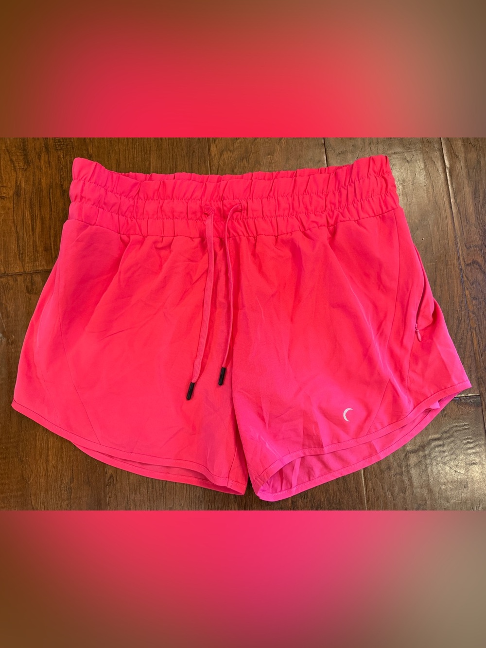 ZYIA Neon Pink Women's Athletic Drawstring Shorts